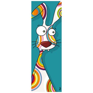 Tableau enfant 20x60 cm lapin série-golo