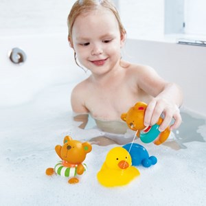 Jouets de bain bébé ours et canard hape