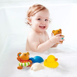 Jouets de bain bébé ours et canard hape