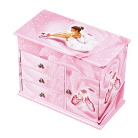 Commode à musique ballerine rose