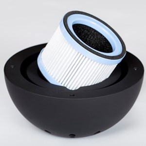 Purificateur d'air sphere duux noir