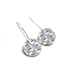 Boucles d'oreilles bois scandinaves