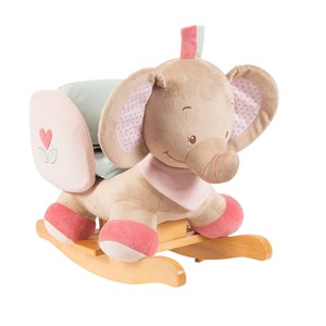 Bascule rose l'éléphant