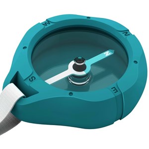 Boussole silva metro turquoise