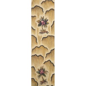 Marque-pages bois motif floral