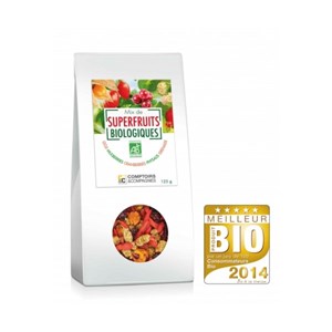 Mix de superfruits biologiques 125 g.