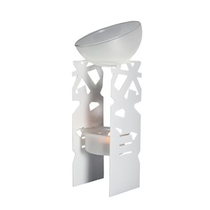 Brûle parfums design blanc