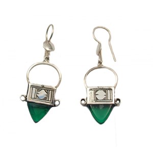 Boucles oreille ethnique touareg argent