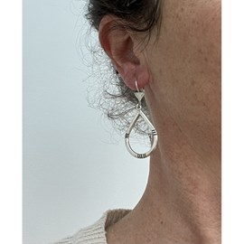 Boucles d'oreille touareg en argent
