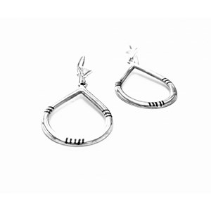 Boucles d'oreille touareg en argent