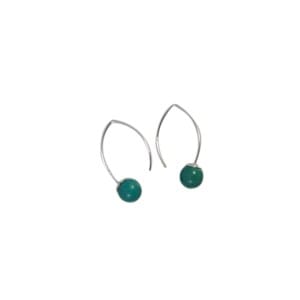 Boucles d'oreilles originales turquoise