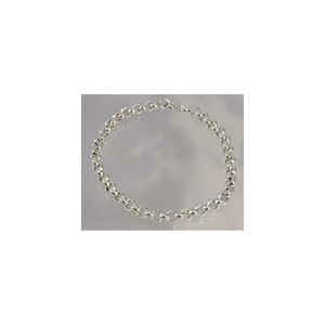 Bracelet en argent chaine maille foréat
