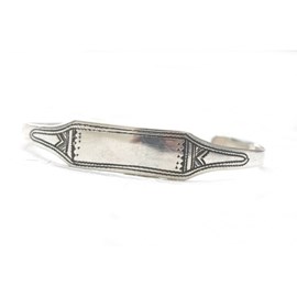 Bracelet touareg argent massif gourmette