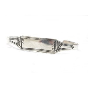 Bracelet touareg argent massif gourmette