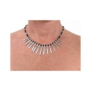 Collier de mariage noir touareg celebra
