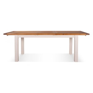 Table à manger 8 places bois blanc -