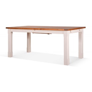 Table à manger 8 places bois blanc -