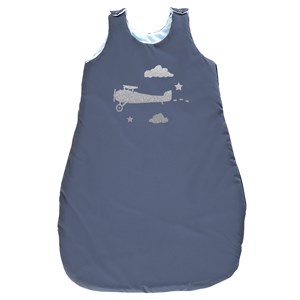 Gigoteuse en coton bleu marine 0-6 mois