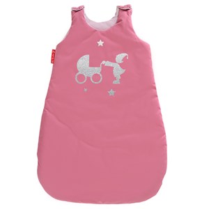Gigoteuse en coton rose 6-18 mois