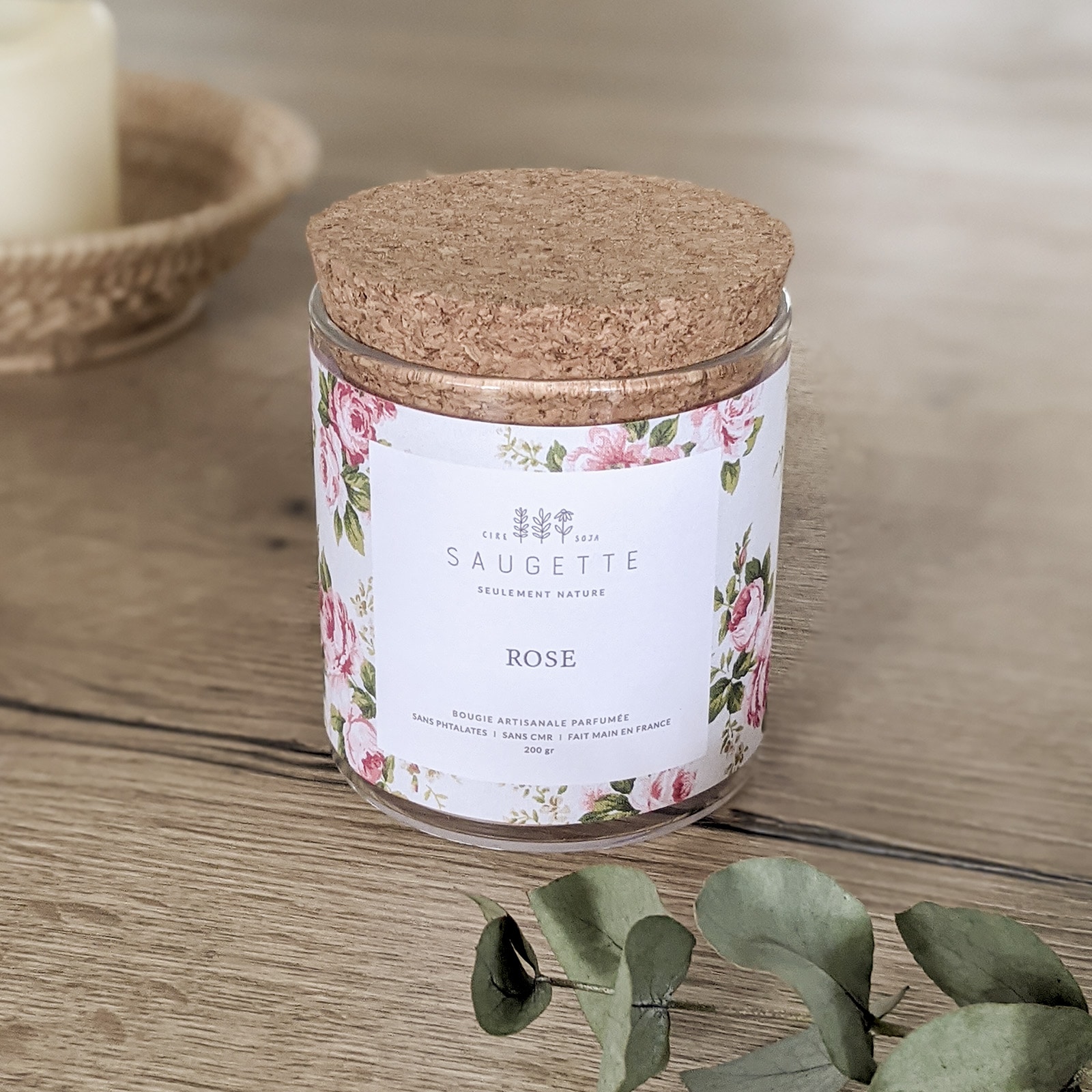 Bougie parfumée 190g de cire naturelle Romantic Lac rose - Objets de  décoration - LA PERLE WUSSULAN - Verre - Coton - Autre
