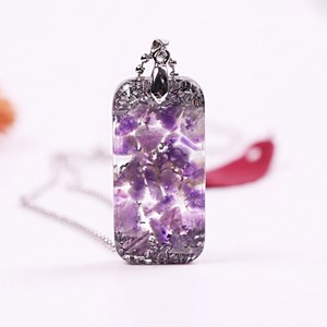 Collier orgonite yoga arbre de vie