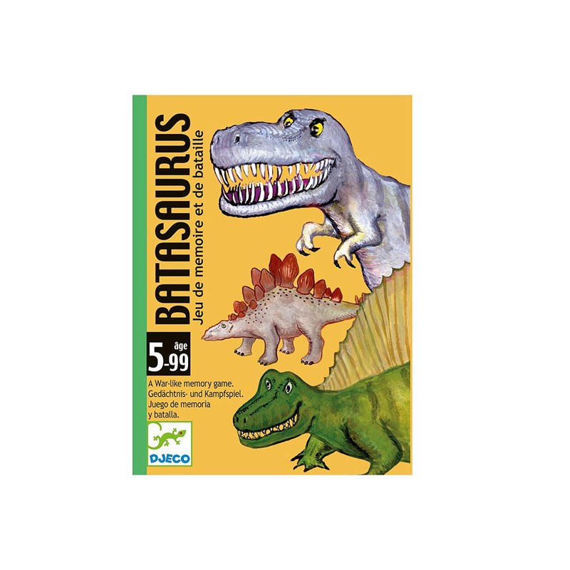 Jeu cartes 5-99y batasaurus djeco