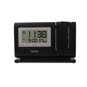 Réveil matin avec projection noir