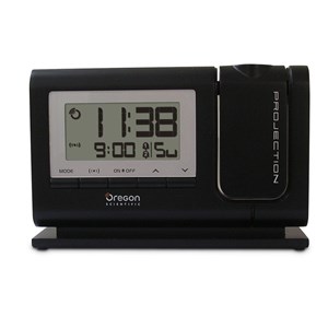 Réveil matin avec projection noir