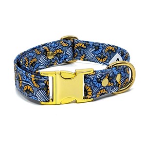 Collier le wax bleu - taille xs