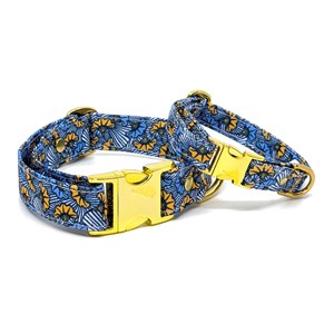 Collier le wax bleu - taille l