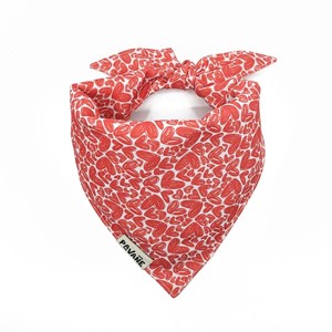 Bandana le petits coeurs - taille m