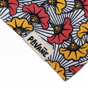 Bandana le wax rouge - taille m