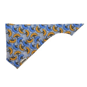 Bandana le wax bleu - taille m