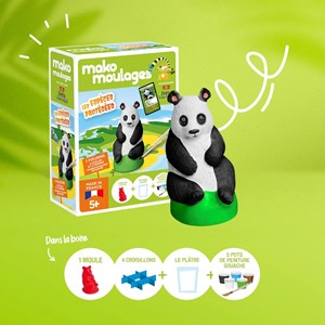 Coffret moulage panda géant