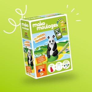 Coffret moulage panda géant