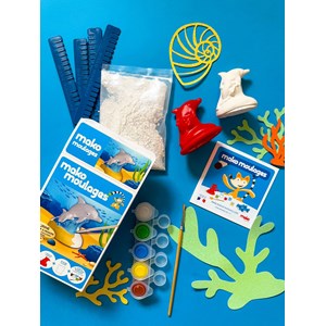 Coffret moulage dauphin et son bébé