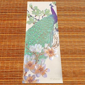 Tapis de yoga 3 plis 6mm fleur de paon