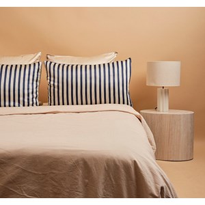 Taie d'oreiller en soie bleu foncé 65x65 Bleu foncé