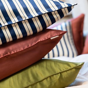 Taie d'oreiller en soie vert 51x76