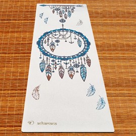 Tapis yoga chanvre attrape rêves