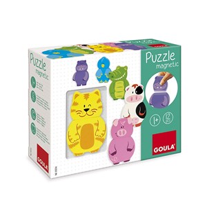 6 puzzles magnétiques animaux