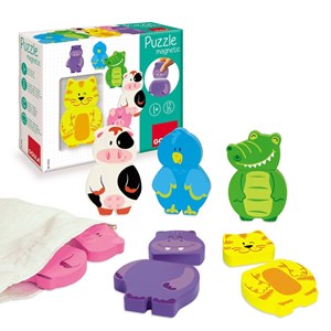 6 puzzles magnétiques animaux