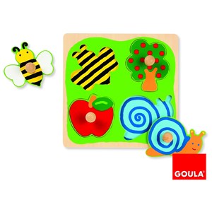 Puzzle abeille, escargot ...