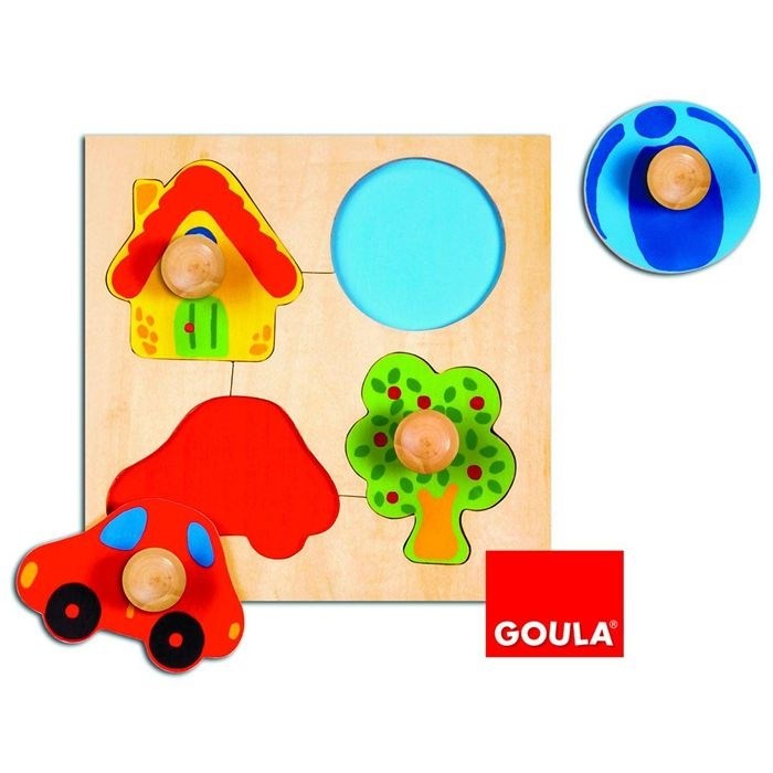 Goula - Puzzle bébé ballon, voiture...