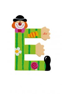 Lettre e clown