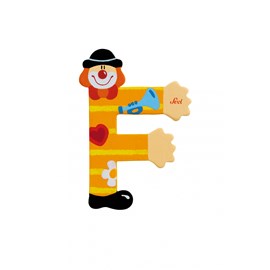 Lettre f clown