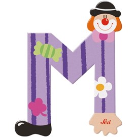 Lettre m clown