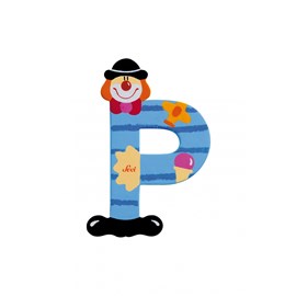 Lettre p clown
