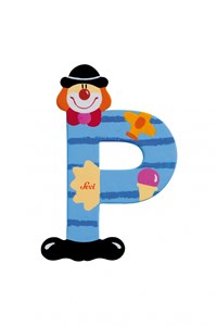 Lettre p clown