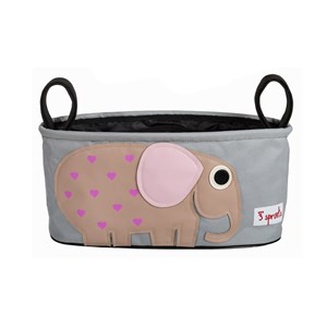 Panier poussette eléphant